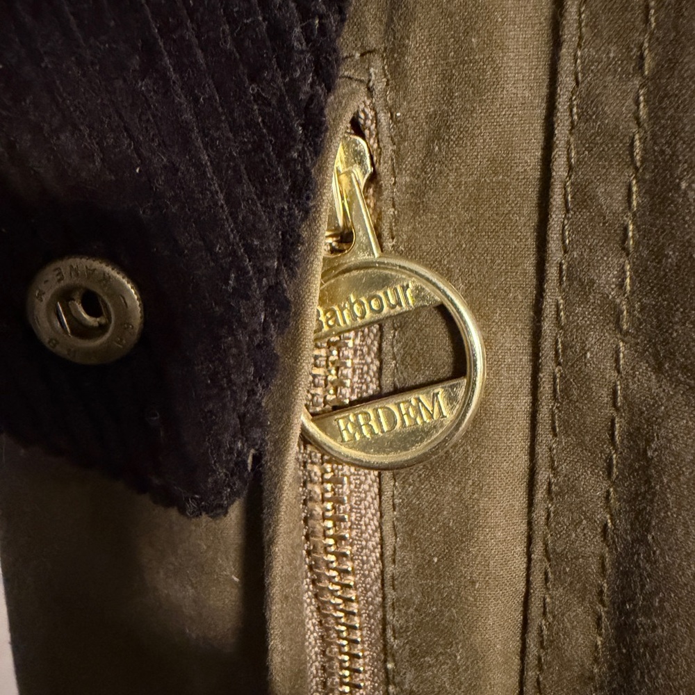 ERDEM x Barbour Dhalia Wax Jacket sand - Picture 11 of 17